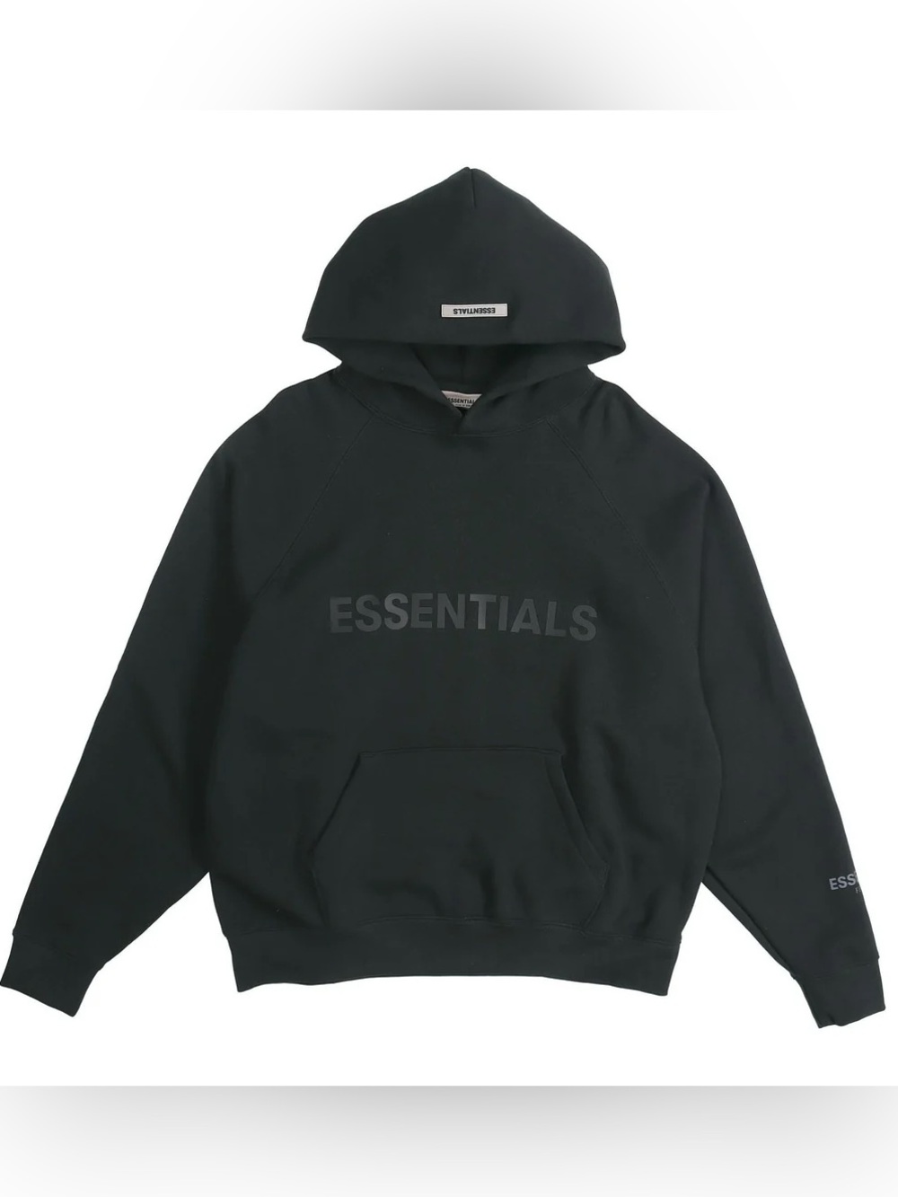 Fear of God ESSENTIALS Men’s Black Logo Hoodie, size XL NEW w/ tags🔥